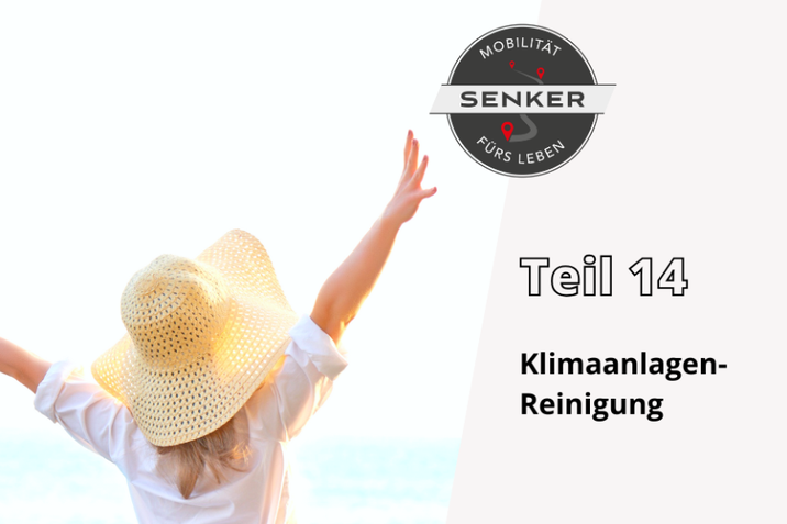 Jetzt zum Thema Klimaanlagenreinigung im Senker Blog "Mobilität fürs Leben" informieren - Frau welche die Klimaanlage bedient